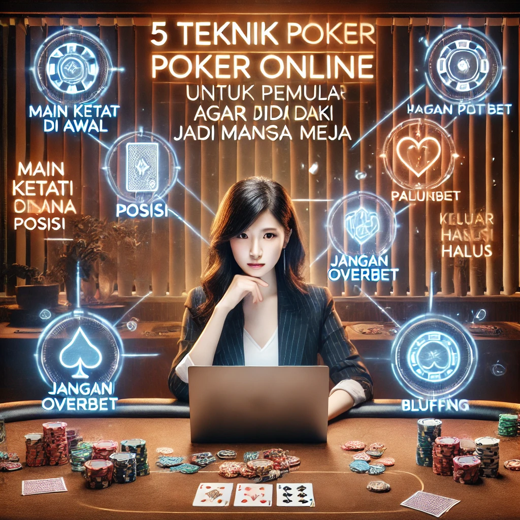 5 Teknik Poker Online untuk Pemula agar Tidak Jadi Mangsa Meja