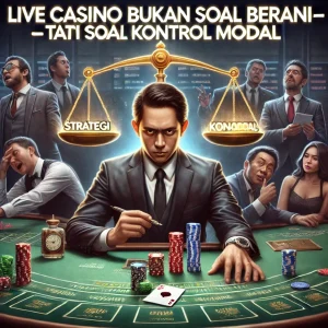 Live Casino : Live Casino Bukan Soal Berani Tapi Soal Kontrol Modal