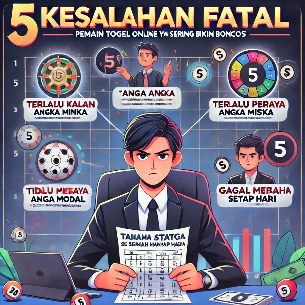 5 Kesalahan Fatal Pemain Togel Online yang Sering Bikin Boncos