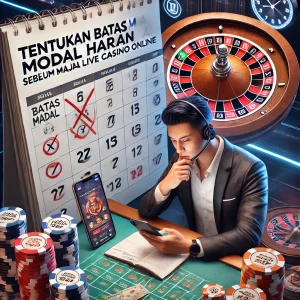 Live Casino : Tentukan Batas Modal Harian Sebelum Masuk Meja
