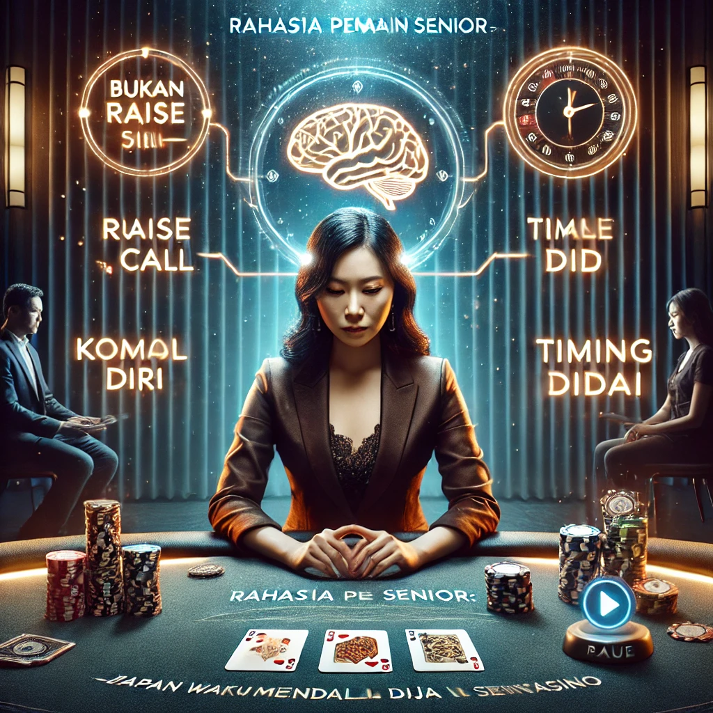 Rahasia Pemain Senior: Bukan Soal Raise, Call, atau Fold — Tapi Kapan Waktu Mengendalikan Diri di Meja Live Casino