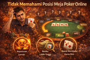 Poker Online : Tidak Memahami Posisi Meja