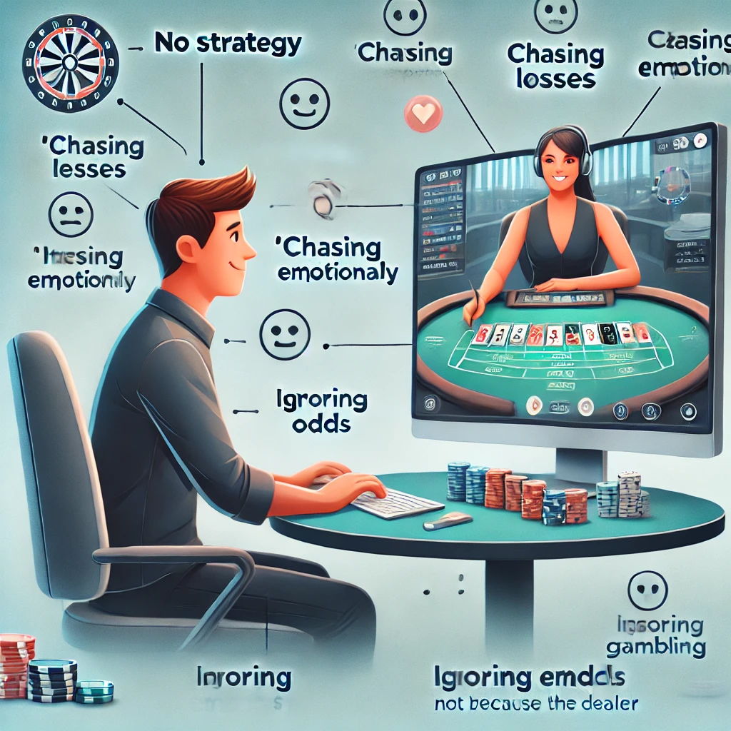 Mengapa Banyak Pemain Kalah di Live Casino Bukan Karena Dealer