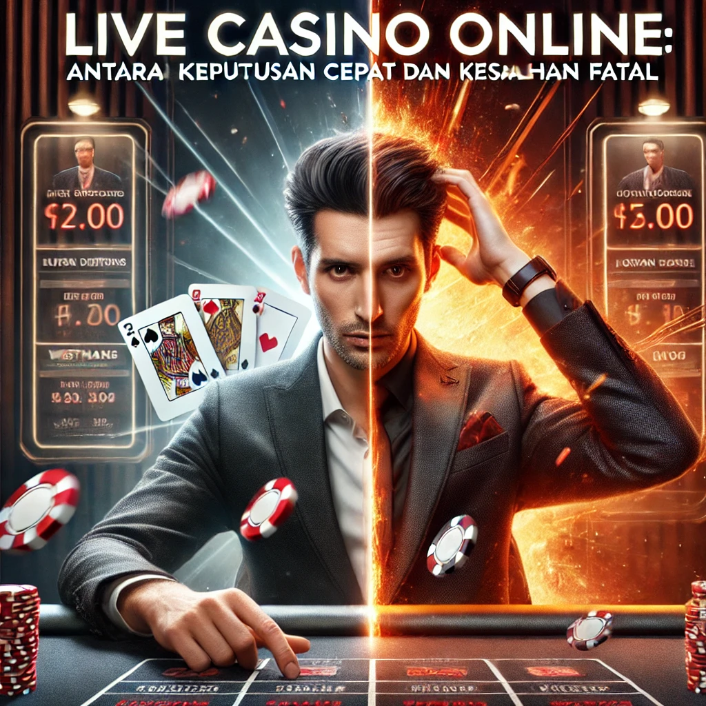 Live Casino Online: Antara Keputusan Cepat dan Kesalahan Fatal