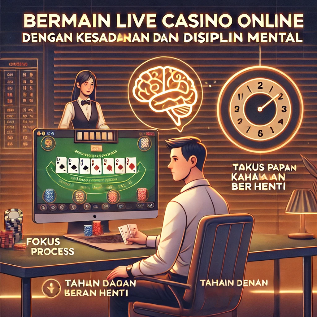 Bermain Live Casino Online dengan Kesadaran dan Disiplin Mental
