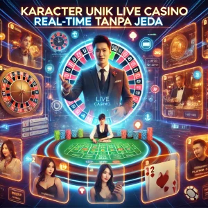 Live Casino Online : Karakter Unik Live Casino: Real-Time Tanpa Jeda