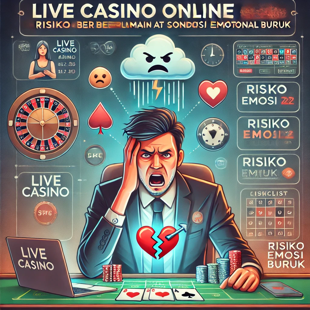 Live Casino Online dan Risiko Bermain Saat Kondisi Emosi Buruk