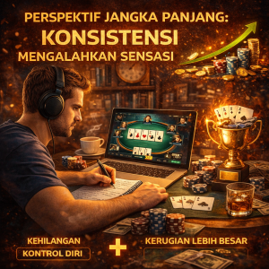 Poker Online : Perspektif Jangka Panjang: Konsistensi Mengalahkan Sensasi