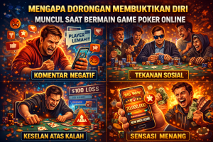 Poker Online : Mengapa Dorongan Membuktikan Diri Muncul?