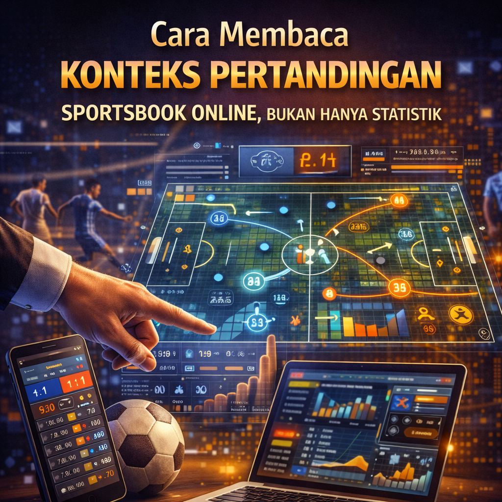 Cara Membaca Konteks Pertandingan Sportsbook Online, Bukan Hanya Statistik