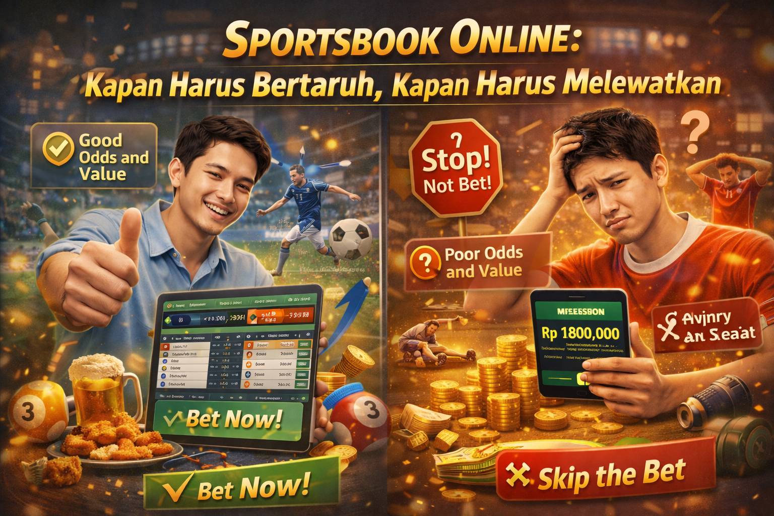 Sportsbook Online: Kapan Harus Bertaruh, Kapan Harus Melewatkan