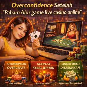Live Casino Online : Overconfidence Setelah “Paham Alur”