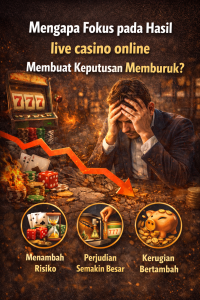 Live Casino Online : Mengapa Fokus pada Hasil Membuat Keputusan Memburuk?