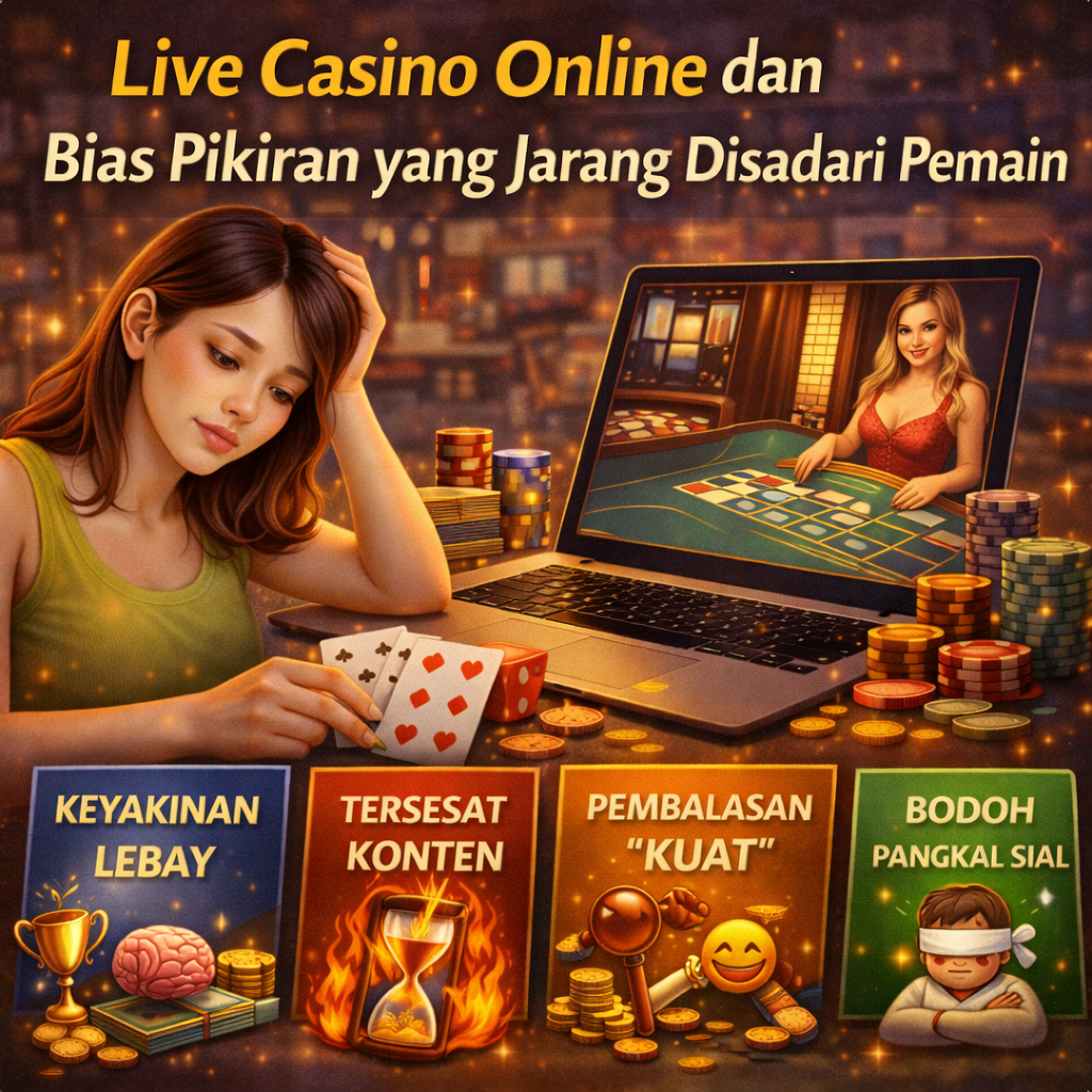 Live Casino Online dan Bias Pikiran yang Jarang Disadari Pemain