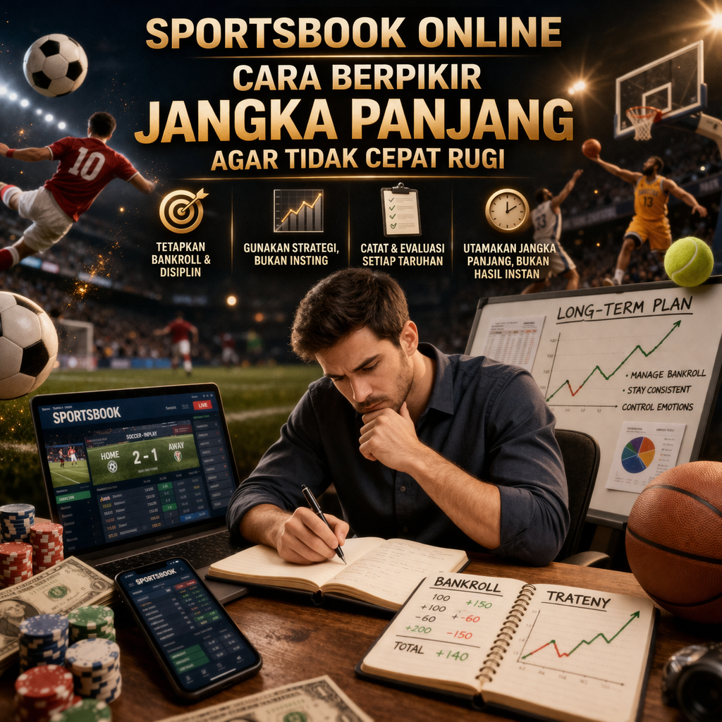 Sportsbook Online: Cara Berpikir Jangka Panjang agar Tidak Cepat Rugi