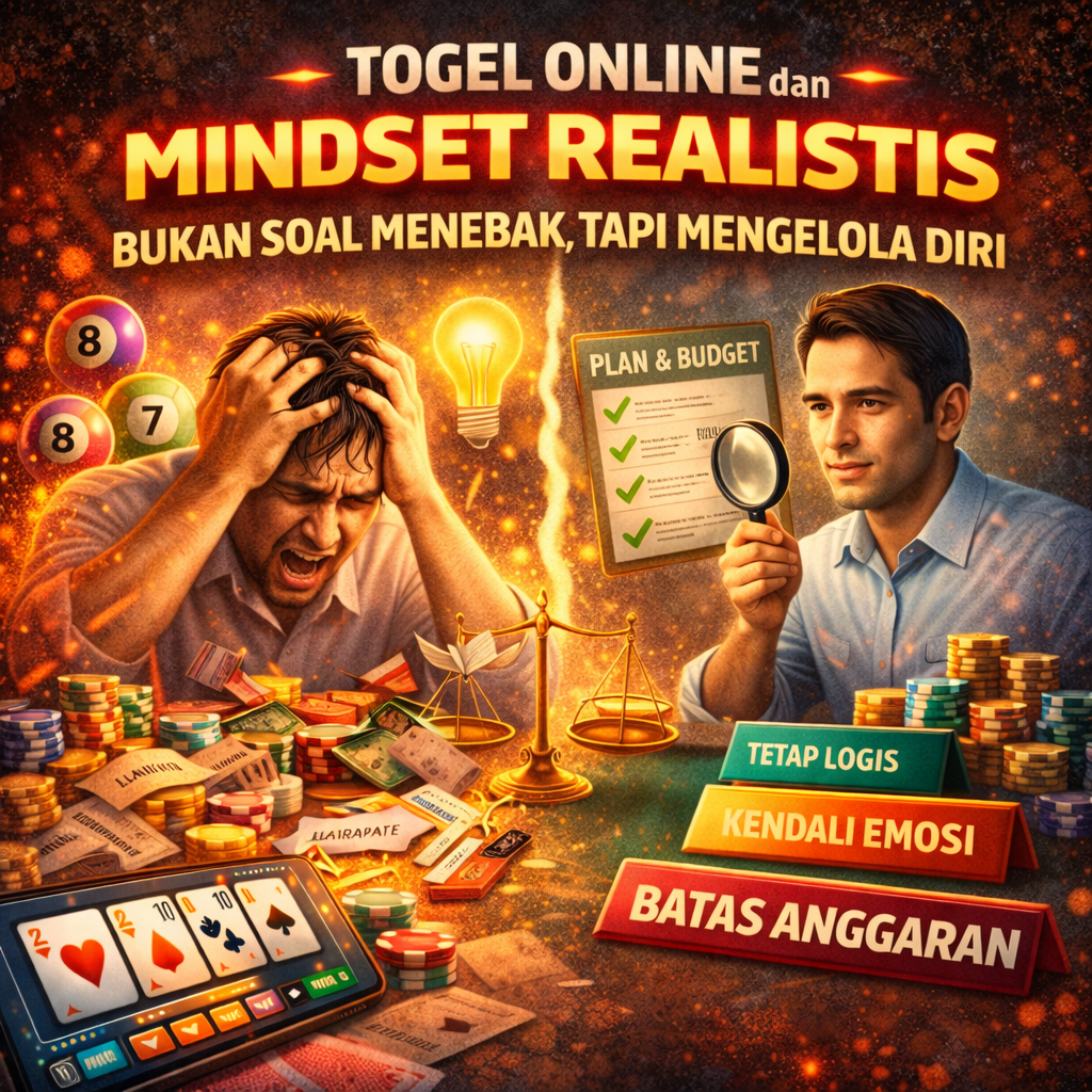 Togel Online dan Mindset Realistis: Bukan Soal Menebak, Tapi Mengelola Diri