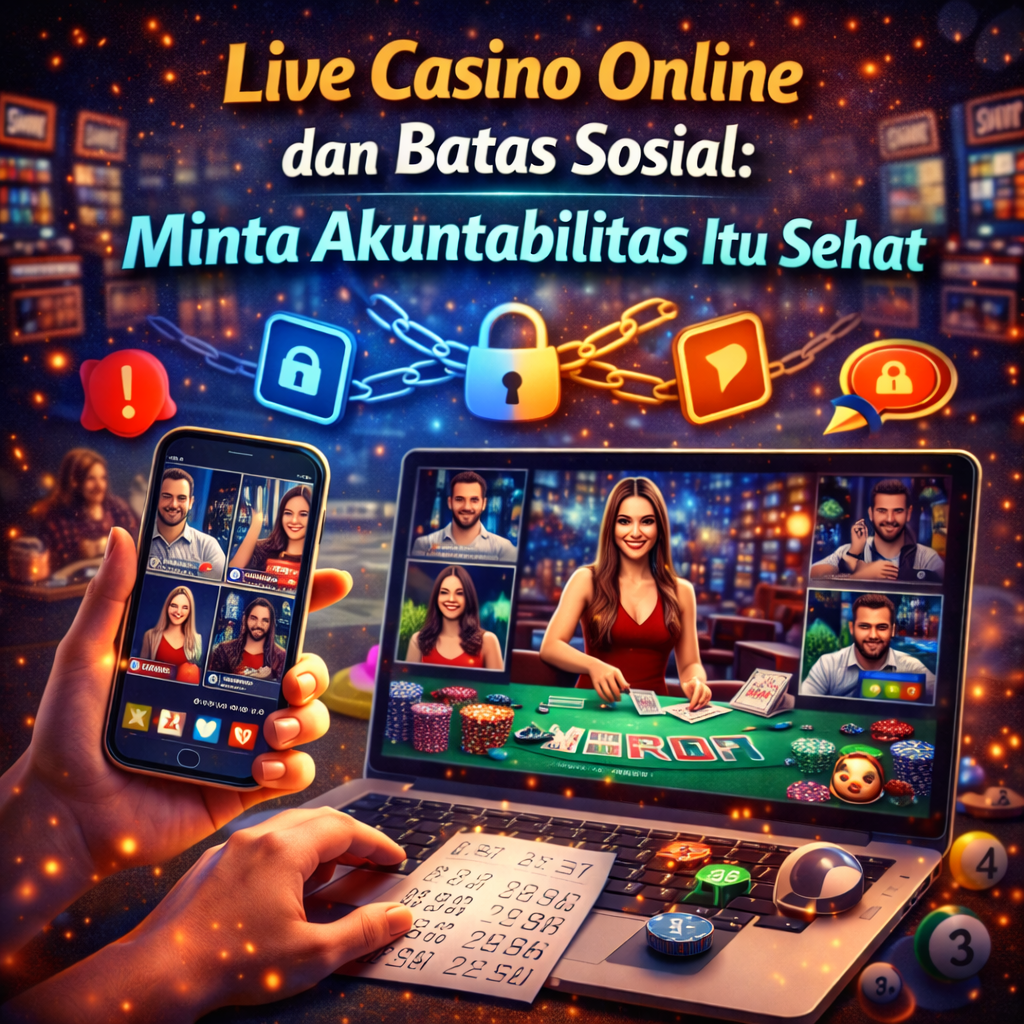 Live Casino Online dan Batas Sosial: Minta Akuntabilitas Itu Sehat