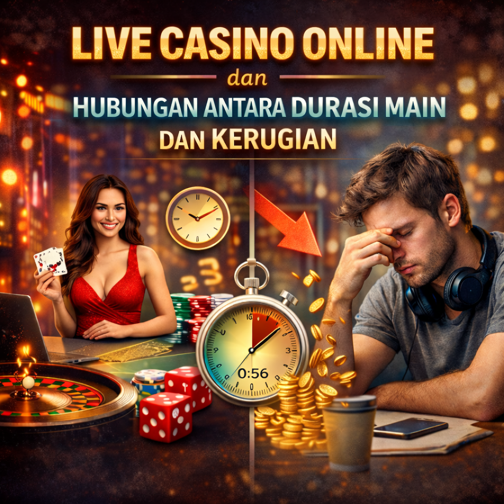 Live Casino Online dan Hubungan antara Durasi Main dan Kerugian