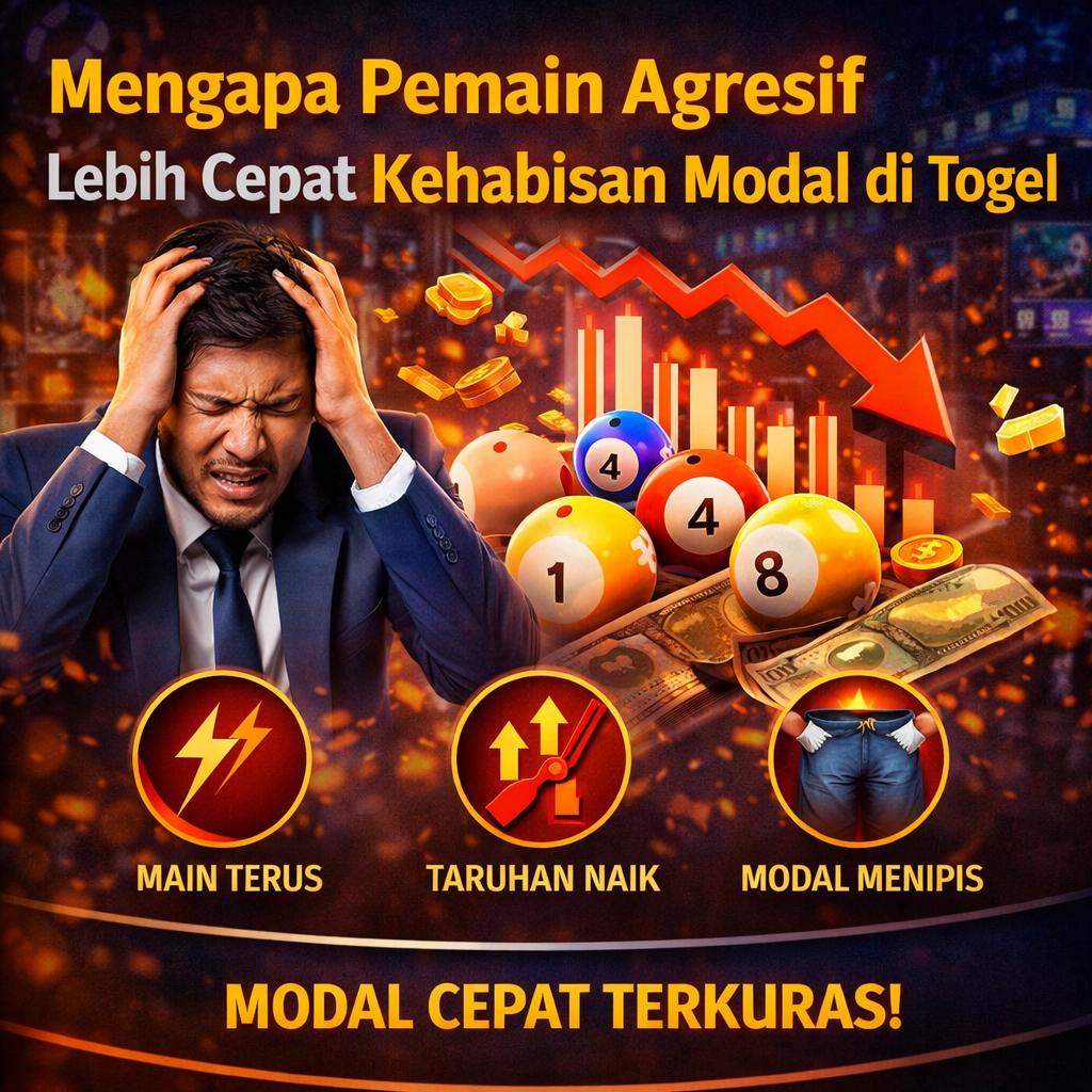 Mengapa Pemain Agresif Lebih Cepat Kehabisan Modal di Togel