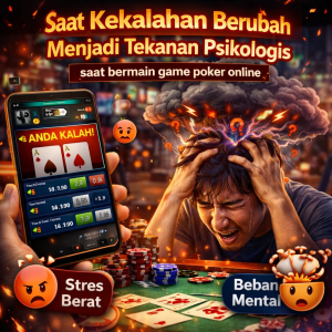 Poker Online : Saat Kekalahan Berubah Menjadi Tekanan Psikologis