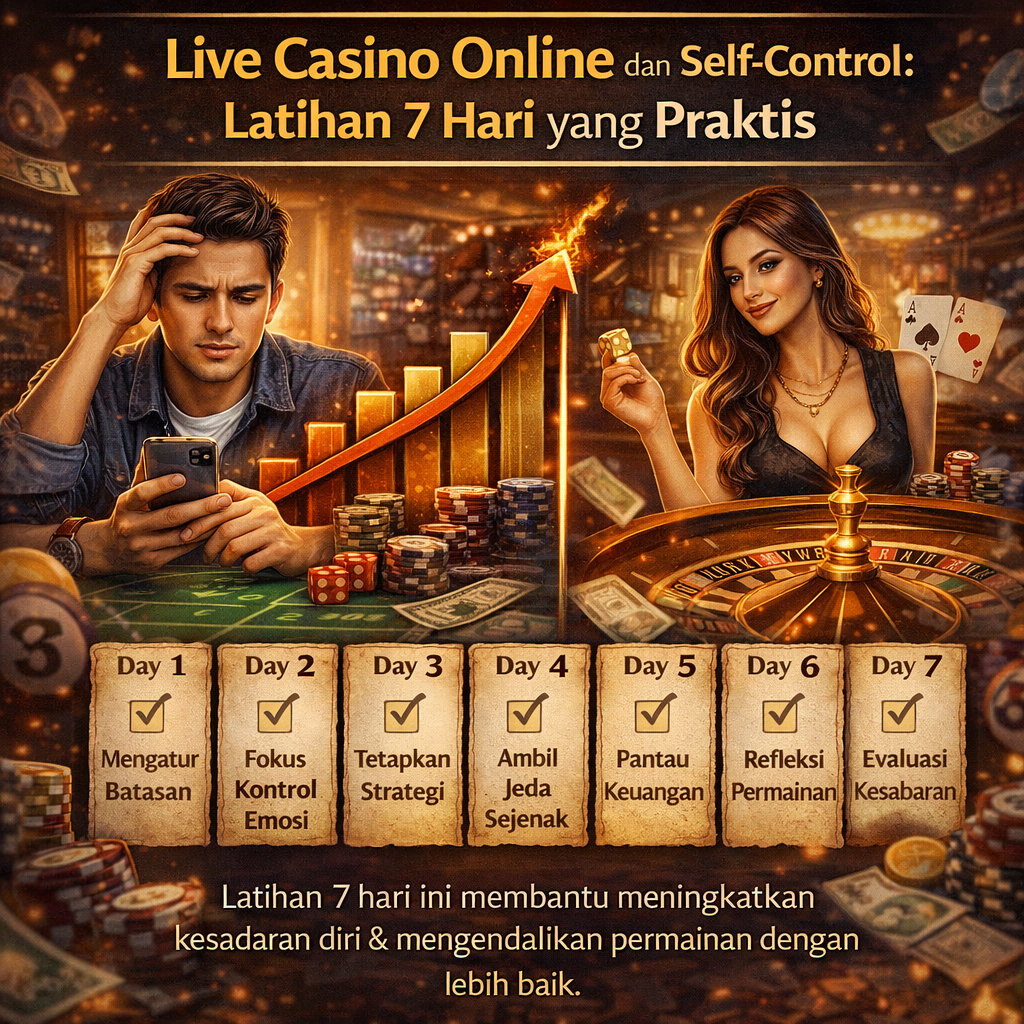 Live Casino Online dan Self-Control: Latihan 7 Hari yang Praktis