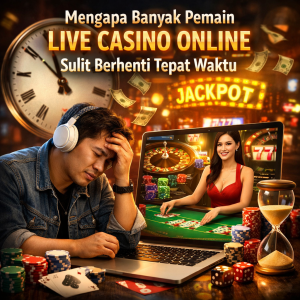 Live Casino Online : Mengapa Banyak Pemain Sulit Berhenti Tepat Waktu