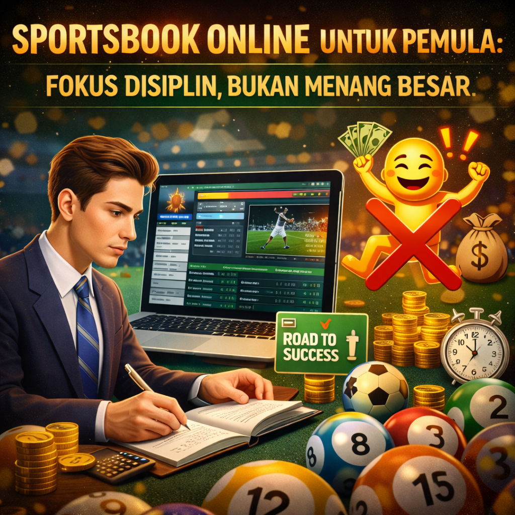Sportsbook Online untuk Pemula: Fokus Disiplin, Bukan Menang Besar