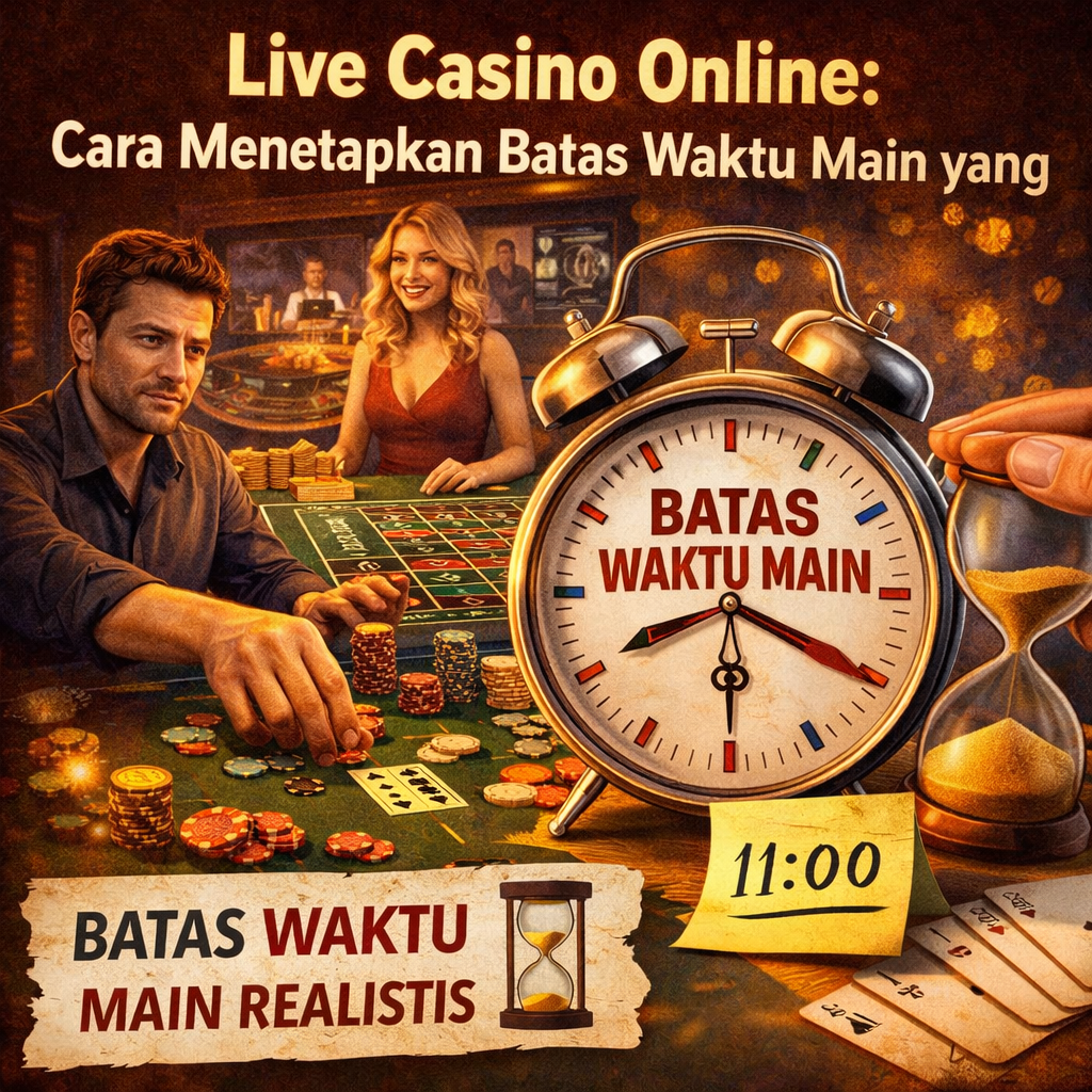 Live Casino Online: Cara Menetapkan Batas Waktu Main yang Realistis