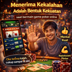 Poker Online : Menerima Kekalahan Adalah Bentuk Kekuatan