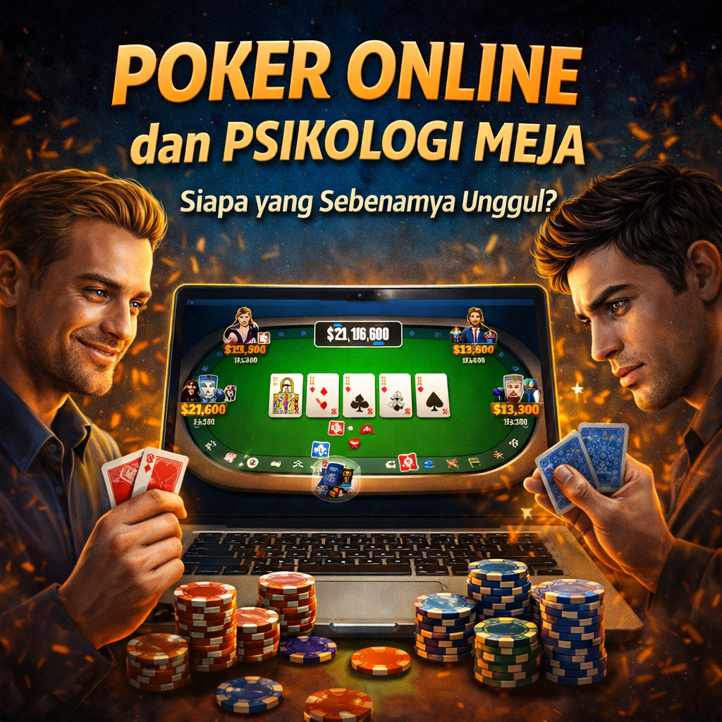 Poker Online dan Psikologi Meja: Siapa yang Sebenarnya Unggul?