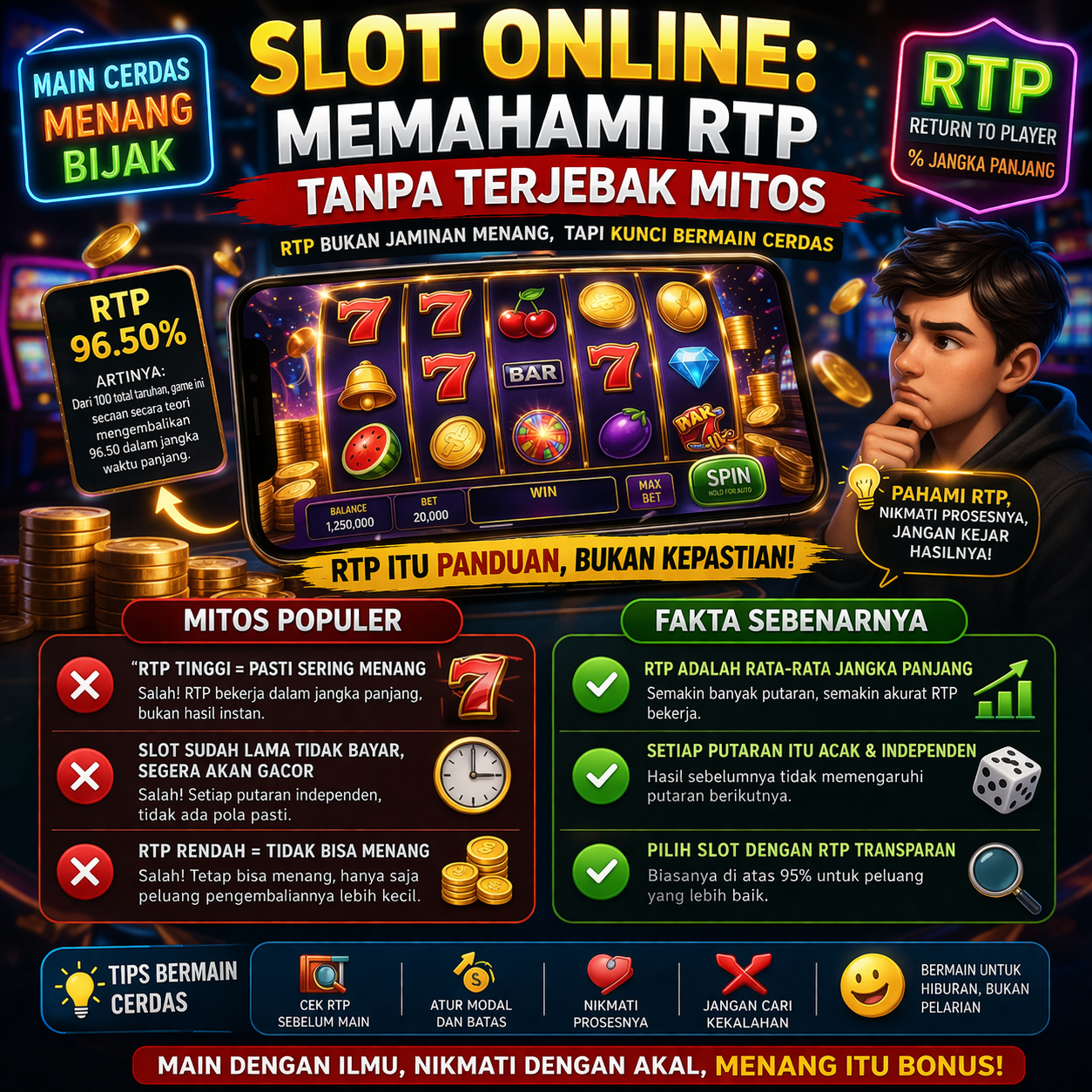 Slot Online: Memahami RTP Tanpa Terjebak Mitos