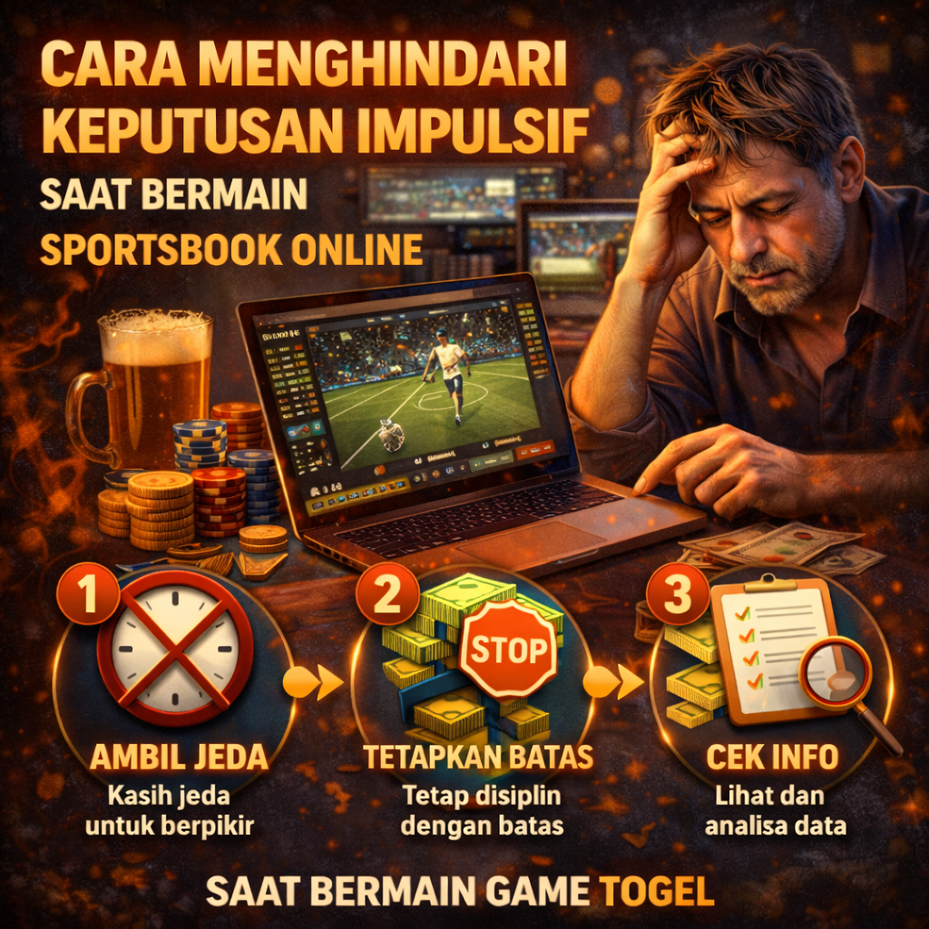 Cara Menghindari Keputusan Impulsif saat Bermain Sportsbook Online