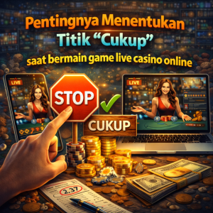 Live Casino Online : Pentingnya Menentukan Titik “Cukup”