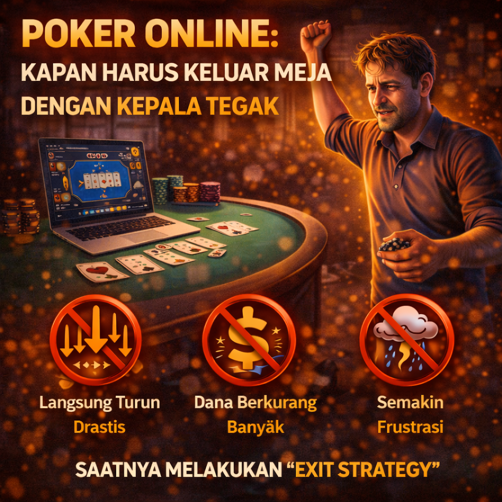 Poker Online: Kapan Harus Keluar Meja dengan Kepala Tegak