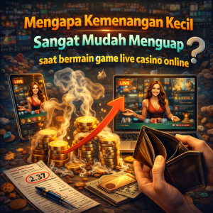 Live Casino Online : Mengapa Kemenangan Kecil Sangat Mudah Menguap